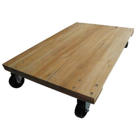 GnrlPrpsDlly, 6in, 36in, Brn, Wood, 1, 000lb