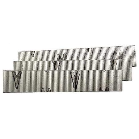 Collated Pin Nail, 1/2 in L, 23 ga, Galvanized, Headless Head, Straight, 2600 PK