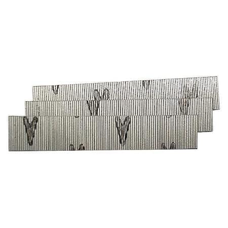 Collated Pin Nail, 3/4 in L, 23 ga, Galvanized, Headless Head, Straight, 2600 PK