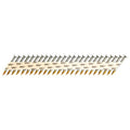 Collated Metal Connector Nail, 1-1/2 in L, Bright, Flat Head, 34 Degrees, 2000 PK