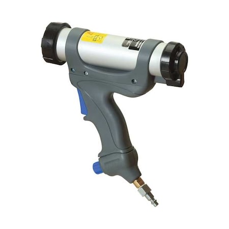 Pneumatic Caulk Gun, 10 oz, Gray