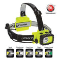 Industrial Headlamp, Plastic, Green, 130lm