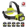 Industrial Headlamp, Poly Res, Green, 100lm