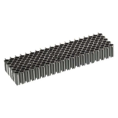 Staples, 25 ga, 3/8 in Leg L, Steel, 5000 PK