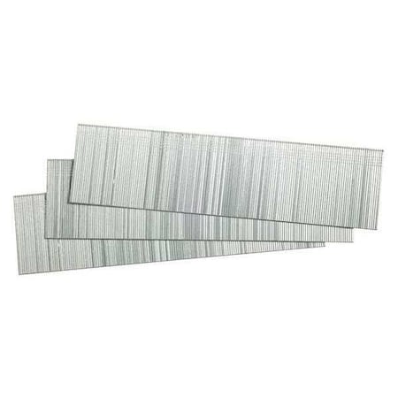 Collated Pin Nail, 1-3/8 in L, 21 ga, Electro Galvanized, Brad Head, Straight, 5000 PK
