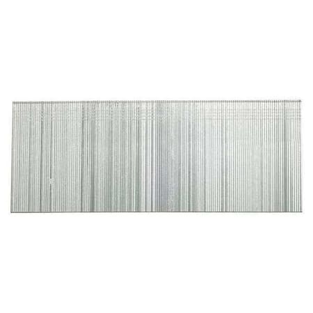 Collated Brad Nail, 2 in L, 21 ga, Electro Galvanized, Brad Head, Straight, 5000 PK