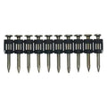 Collated Concrete Nail, 1 in L, 12 ga, Zinc Galvanized, Flat Head, Straight, 1000 PK