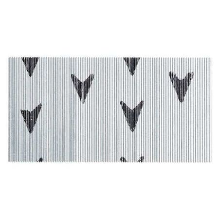 Collated Headless Pin, 1-1/4 in L, 23 ga, Electro Galvanized, Headless Head, Straight, 2600 PK