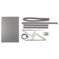 Kuhl Mount Kit, 2-1/2 in. Depth, Metal/Plastic