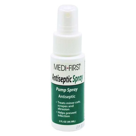 Topical Antiseptic Spray, Benzocaine/Benzalkonium Chloride, Alcohol Free, 2 oz.