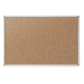 Bulletin Board, 36 in. H, 48 in. W, Silver