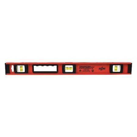 I-Beam Level, Number of Vials 3,24 in. L