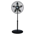 18" Blade Dia Pedestal Fan, Oscillating, 3 Speeds, 120VAC, Black