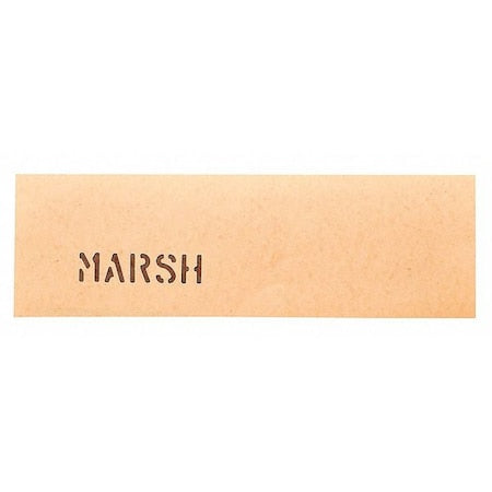 Oil Stencil Board,Yellow,7 x 24 in.,PK549