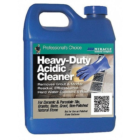 Acidic Cleaner, Bottle, 32 oz., PK6