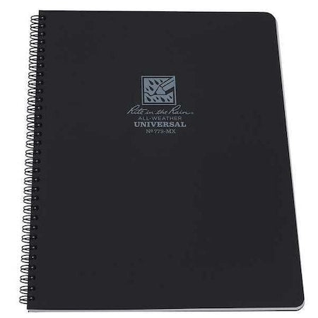 Maxi Notebook, 42 Sheets, Black Cover