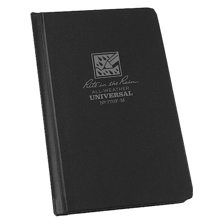 Pocket Notebook, 80 Sheets, Black Cover