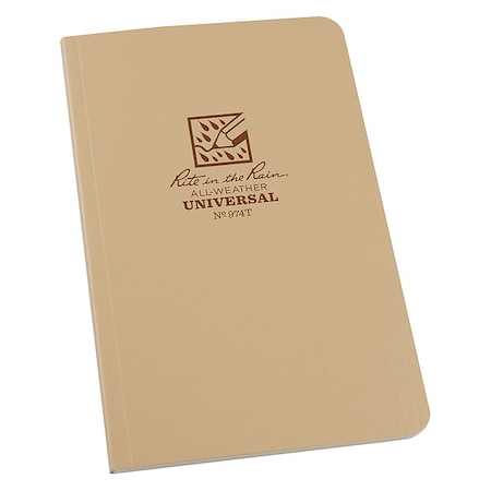 Pocket Book, 64 Sheets, Tan Cover, 32lb