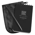 Notebook Kit, 3in x 5in Sheet, Black Cover