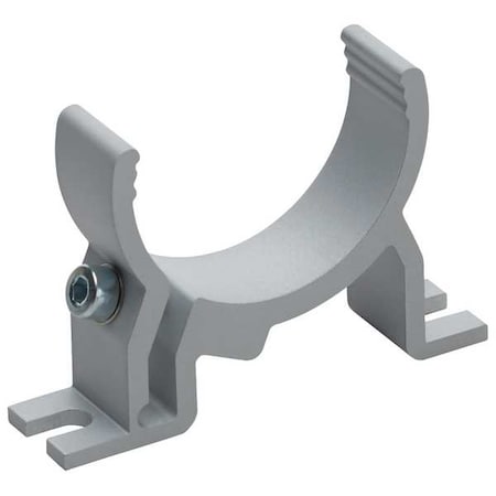 Clip-On Bracket, Silver, Steel