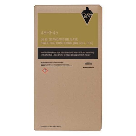 Sweeping Compound, Wood Pulp, 50 lb, Box