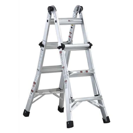 Multipurpose Ladder, Extension Ladder, Scaffold Ladder, Staircase Ladder, Stepladder Configuration