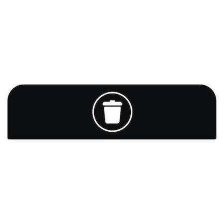 Recycling Sign, 8-1/2" H, 1-25/32" W, PK5