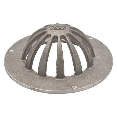 Round Dome Strainer, Aluminum, 2"", Drop In