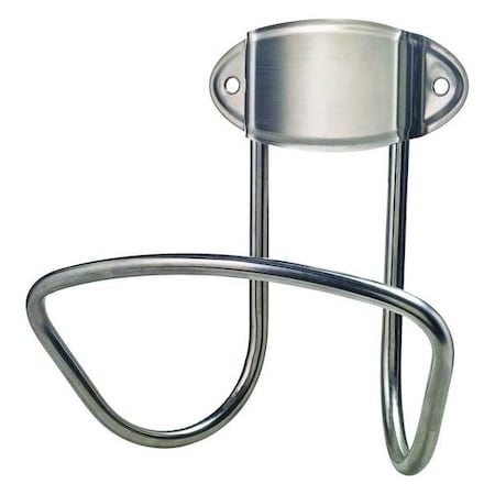 Garden Hose Hanger, SS, 11 in W, Silver