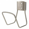 Garden Hose Hanger, SS, 5 1/4 in W, Silver