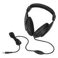 Headphones, Black, 6.5 ft. L