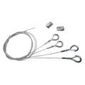 CableMountingKit, Gray, 1/4inH, 60inL