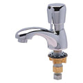 Metering Single Hole Mount, 1 Hole Low Arc Bathroom Faucet, Polished chrome