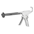 Caulk Gun, 10 oz Container Size, Steel, 6:01, Skeleton Frame, Black/Gray/White