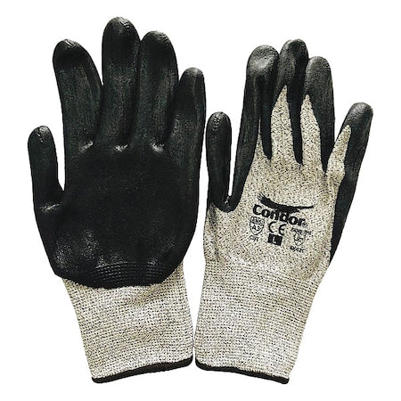 Cut-Resistant Coated Gloves, Cut Level A3 , Dipped , Nitrile , Foam , 2XL 1 PR