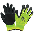 Cut Resistant Coated Gloves, Cut Level A3 , Dipped , Latex , Rough , XL 1 PR