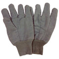 Knit Gloves, Cotton, None Uncoated, Green, L, 1 PR