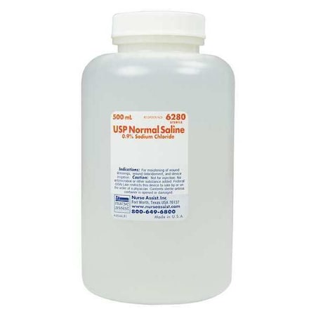 Saline, Bottle Package Type, 16 oz.
