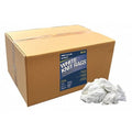 Cotton T-shirt Cloth Rag 50 lb. Varies Sizes, White