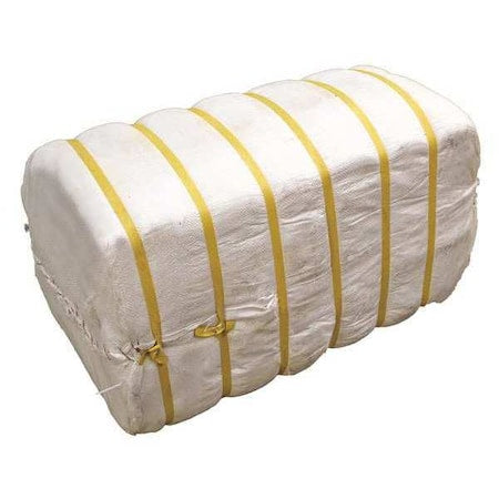 Cotton T-shirt Cloth Rag 100 lb. Varies Sizes, White