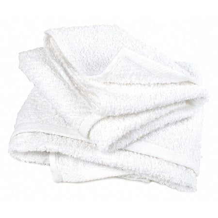 Cotton All-Purpose Terry Cleaning Towels 14" x 17", White, 48/Box, 48PK