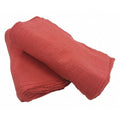 Cotton Red Shop Towels 13" x 14" Red, 300PK