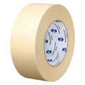 Masking Tape, 48 mm W x 54 4/5 m L, 5 mil Thick, Tan, Rubber Adhesive, 24 PK