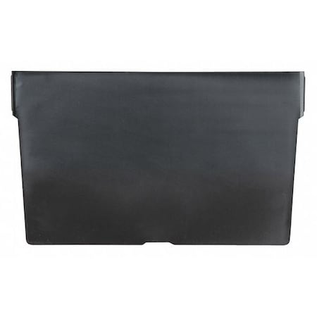 Plastic Divider, Black, 7 43/64 in L, 2 7/8 in H, 24 PK