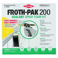 Spray Foam Sealant Kit, 41 lb, Two Cylinders, Cream, Polyurethane Base, 200