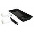 Paint Roller Kit, 4inL Roller, Knit Fabric