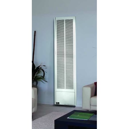 Recessed-Mount Gas Wall Heater, Natural Gas, Top Vent Vent Type, Gravity Convection
