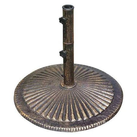 Umbrella Base, Bronze, Cast Iron, 80 lb.