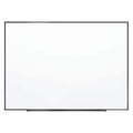 Dry Erase Board, Steel, 24 in, 36 in, Aluminum Frame, White, Gloss