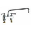 Low Arc Laundry Sink Faucet, Manual, 4" Mount, 2 Hole